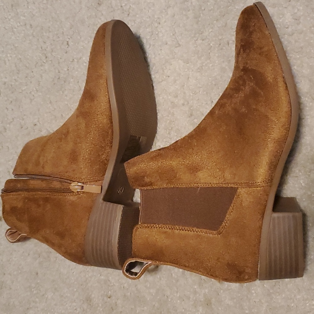 Suede ankle boots